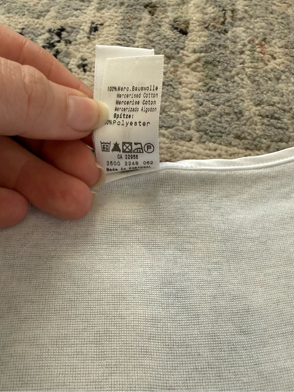 Hanro Switzerland pajama top XL - Picture 4 of 5